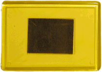 Заготовка Акриловые магниты Прямоугольные 86*60 мм желтые