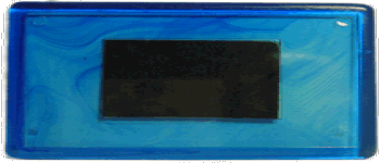 Заготовка Акриловые магниты Прямоугольные 86*60 мм синие