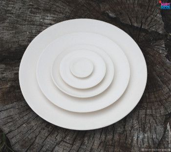 Заготовки керамических тарелок (бельё) 20 см